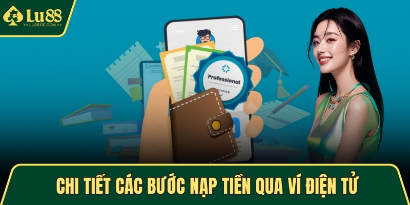 Nạp Tiền LU88 - Hướng Dẫn Chi Tiết Và An Toàn Nhanh Chóng 3 Chi tiết các bước nạp tiền qua ví điện tử